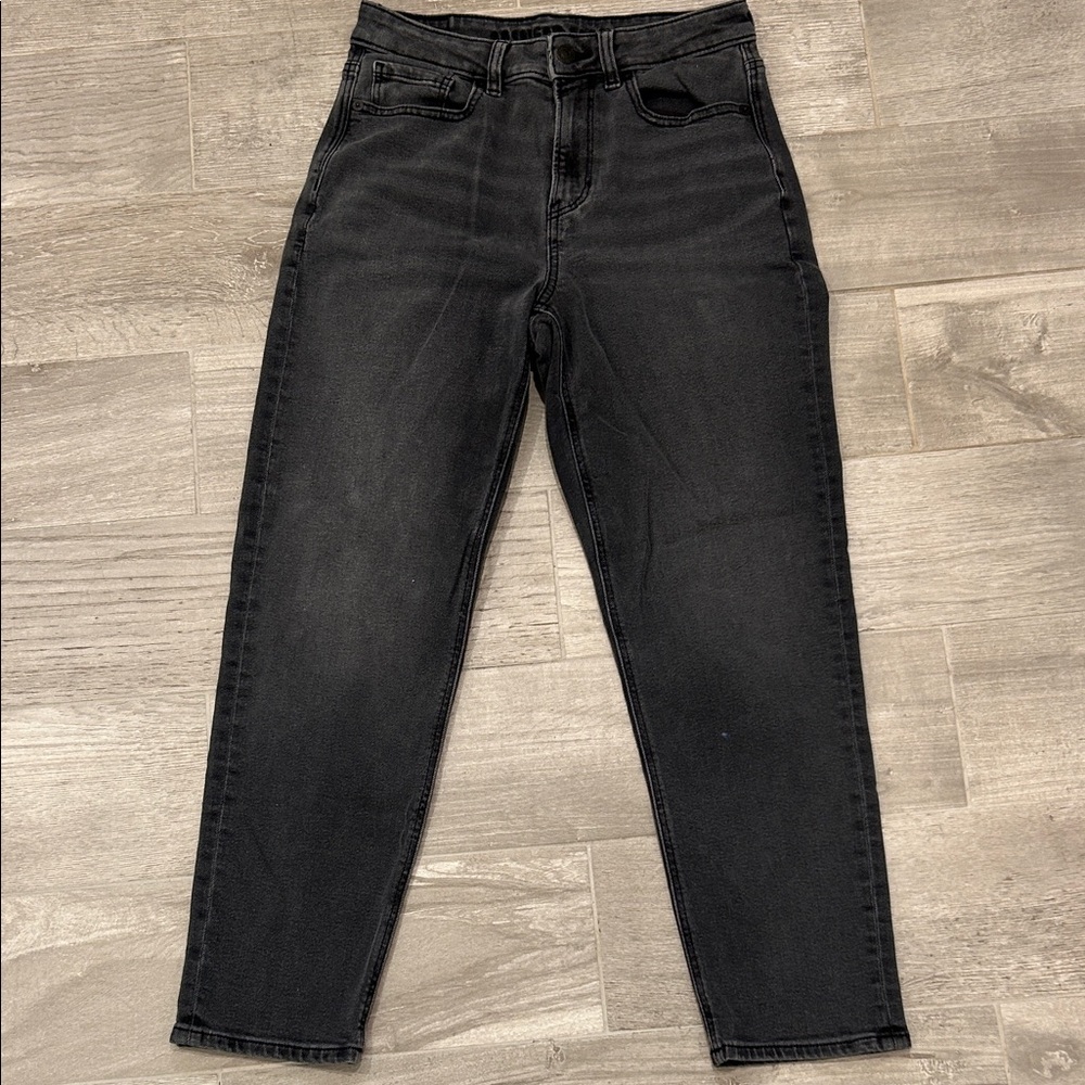 American Eagle Outfitters Black High-Rise Jeans